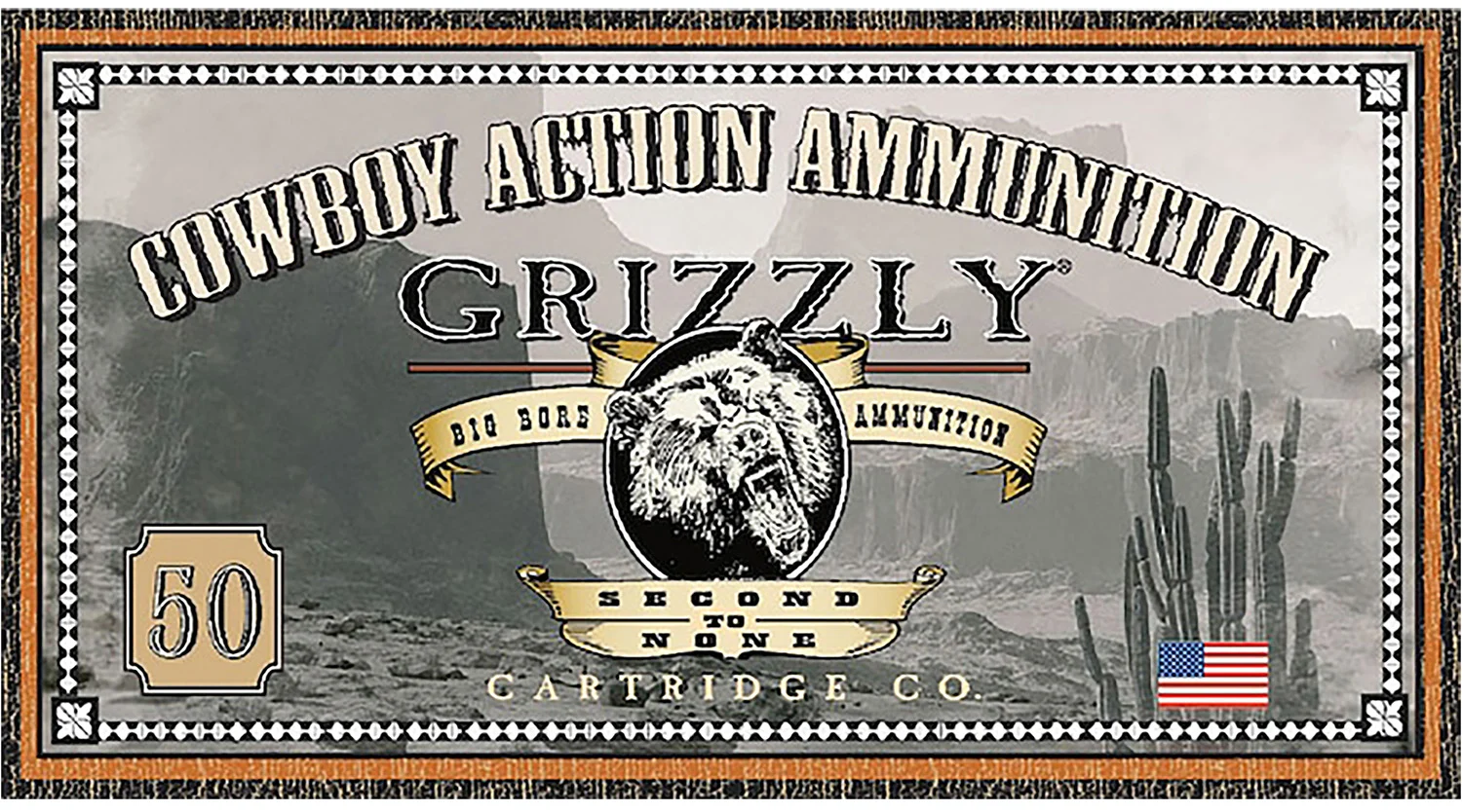 Grizzly Ammo GC38SP7 38Special 158gr Semi Wad-Cutter 50 Per Box/10 Case