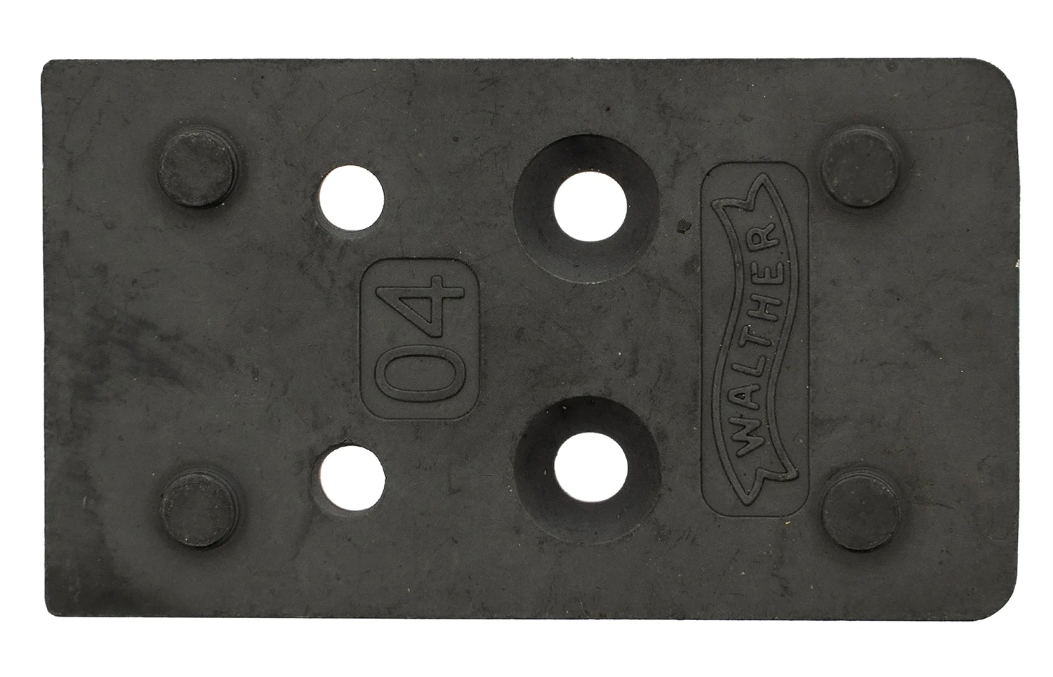 Walther Arms 5136212 Optic Plate Black Steel Fits Walther PDP 2.0