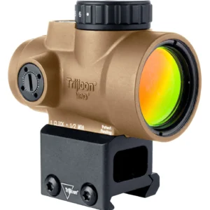 Trijicon 2200349 MRO SD Coyote Tan 1x25mm 2 MOA Green Dot Reticle Lower 1/3 Co-Witness Mount