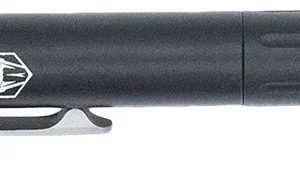 CobraTec Knives CNCOTFPBLKGEN2 Tactical Pen Gen II Black Aluminum D2 Steel Blade, Includes Pocket Clip