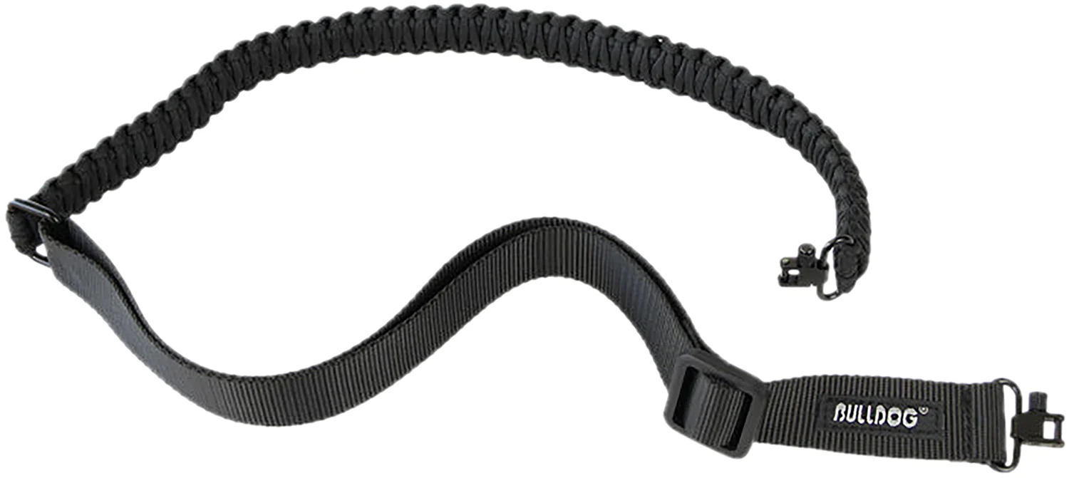 Bulldog BD835 Deluxe Rifle Sling Black Paracord Rifle
