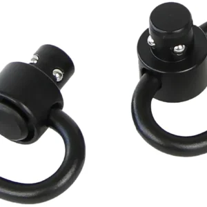 Bulldog BD884 Deluxe Push Button Swivel Black 1.25" Steel
