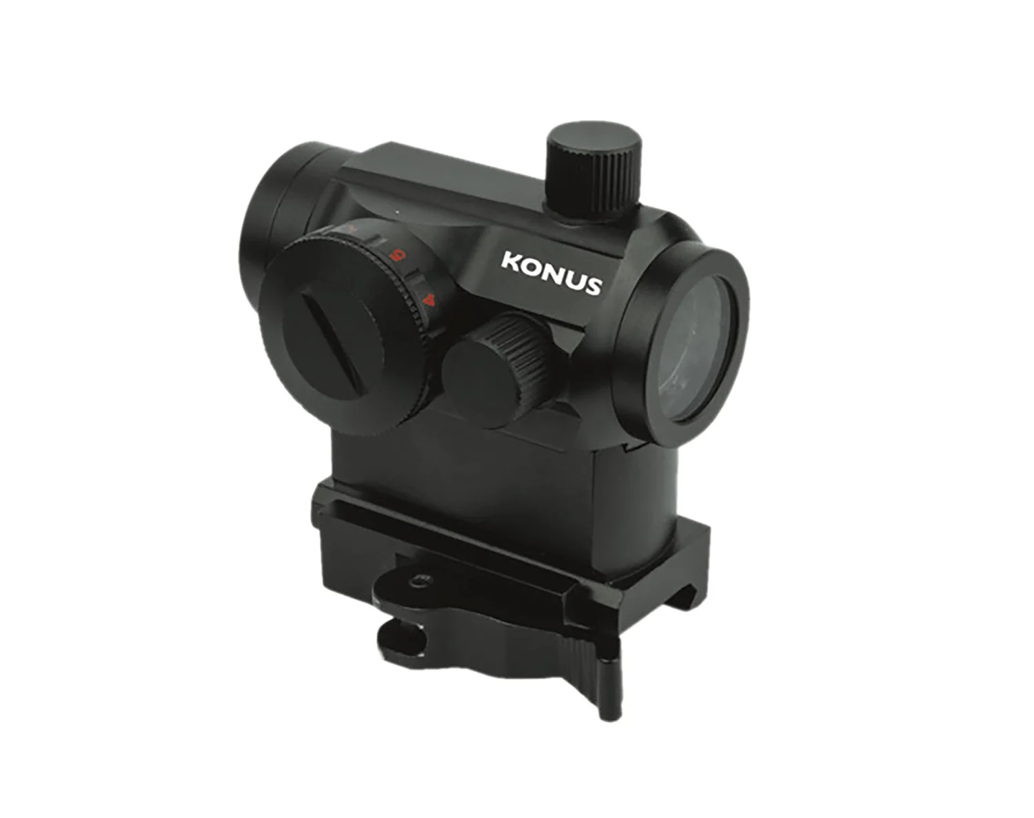 Konus Pro Nuclear Matte Black 1x22mm 3 MOA Red/Green Dot Reticle