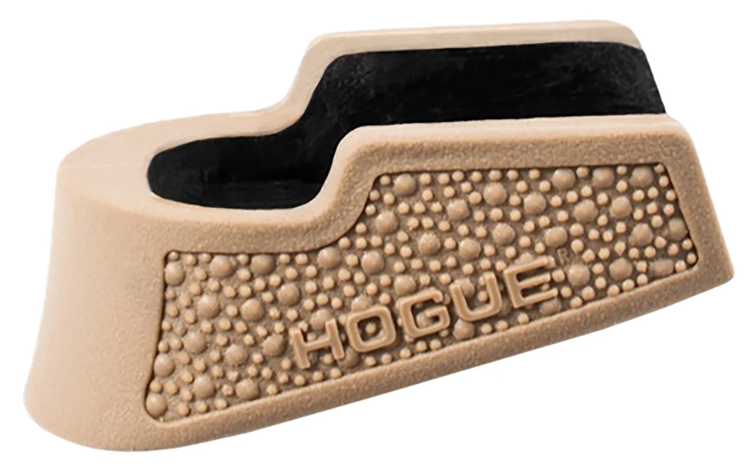 Hogue 18023 OverMolded Extension Base Pad Cobblestone Fits Sig Sauer P365 10rd FDE Rubber