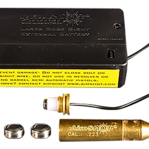 Aimshot BS22320X Laser Boresighter Cartridge 223 Rem Brass 20X Brighter