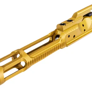 Faxon Firearms FF556BCGCNITRIDELWTIN Gunner 5.56 NATO Nitride Full Auto Gold