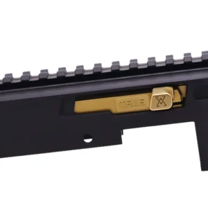 True Precision Inc TP1022CMPRCBLG TP/22 Receiver Set Aluminum Black Anodized Receiver/ Gold Bolt