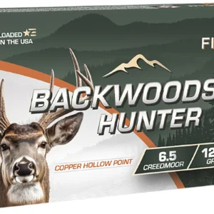 Fiocchi 65CMBHC Backwoods Hunter 6.5Creedmoor 120gr Copper Hollow Point 20 Per Box/10 Case