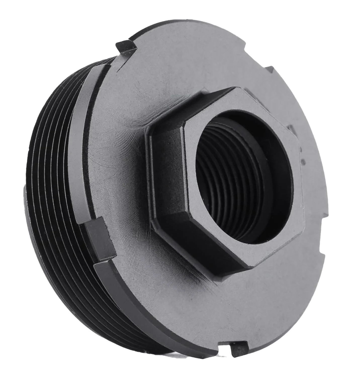 Dead Air LT313 HUB Direct Thread Mount 11/16"x24 4140 HT Alloy Steel Black Nitride