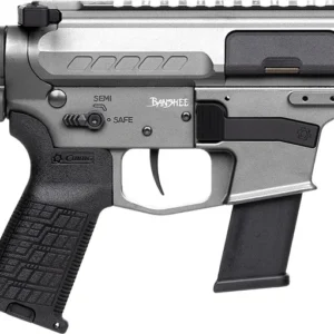 CMMG 45A150FTNG Banshee FE MkG 45 ACP 13+1 5" Black Nitride Threaded Barrel, M-LOK Handguard, Titanium Cerakote Aluminum Receiver w/Picatinny Rail, Black Polymer CMMG RipBrace, CMMG Zeroed Grip