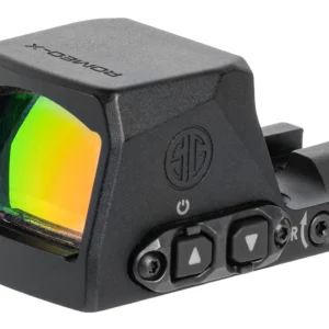 Sig Sauer Electro-Optics SORX1090 Romeo-X Pro Black 1x24mm 6MOA Green Dot Reticle RX Footprint Mount