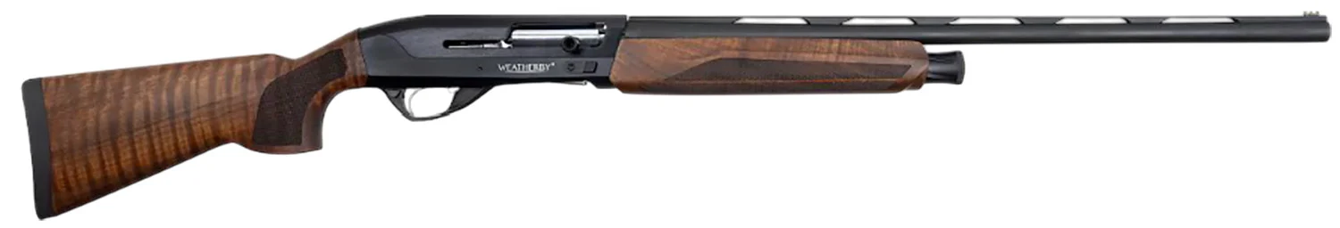Weatherby EUC22024PGM Element II Upland Compact 20 Gauge Semi-Auto 3" 2+1 24" Black Vent Rib Bore Barrel, Black Receiver, Fixed Walnut Stock