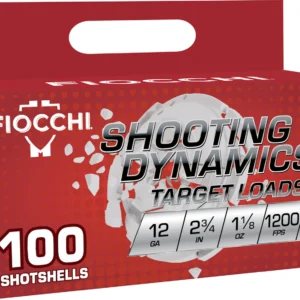 Fiocchi 12SDB187 Shooting Dynamics  12Gauge 2.75" 1 1/8oz 7.5Shot 100 Per Box/2 Case