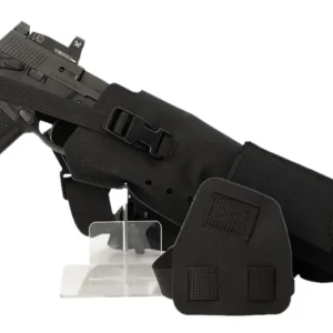 Cole-tac VWX101 Varmint Wrangler XL Pistol Holder Chest Black Right Hand