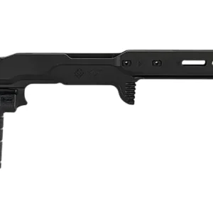 Mdt Sporting Goods Inc 116079BLK ACC Premier Gen2 Chassis Cerakote Black Aluminum Fits Ruger American Rimfire 34.40" OAL