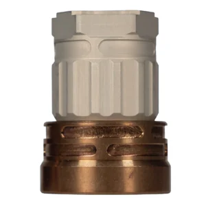 Q LLC ACCE9MOUNTTRILUGCLEAR Erect9r Three-Way Mount 9mm Aluminum/Stainless Steel Clear Hardcoat Anodized Tan