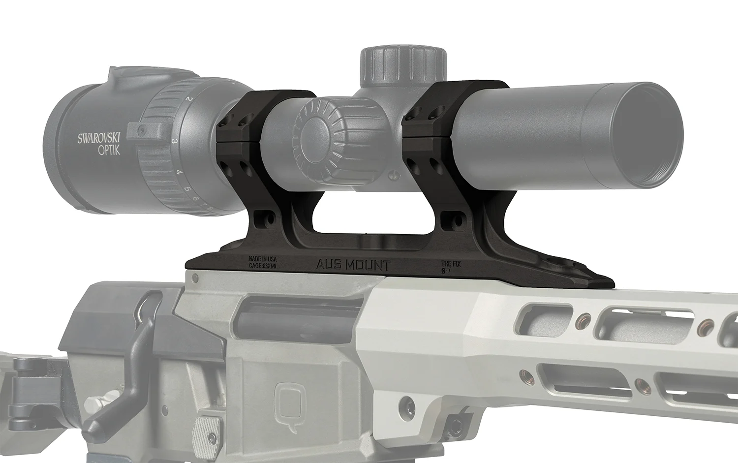 Q 100-362 AUS MOUNT 30MM DIA DIRECT THE FIX BLK