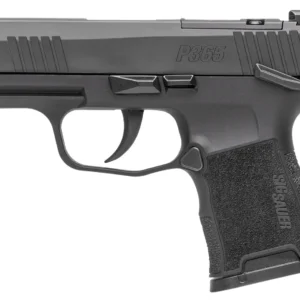 Sig Sauer 3659BXR3PMSSLCA P365 *CA Compliant 9mm Luger 10+1 3.10" Black Nitron Stainless Steel Optic Ready/Serrated Slide, Black Polymer Frame w/Accessory Rail, Black Polymer Grip