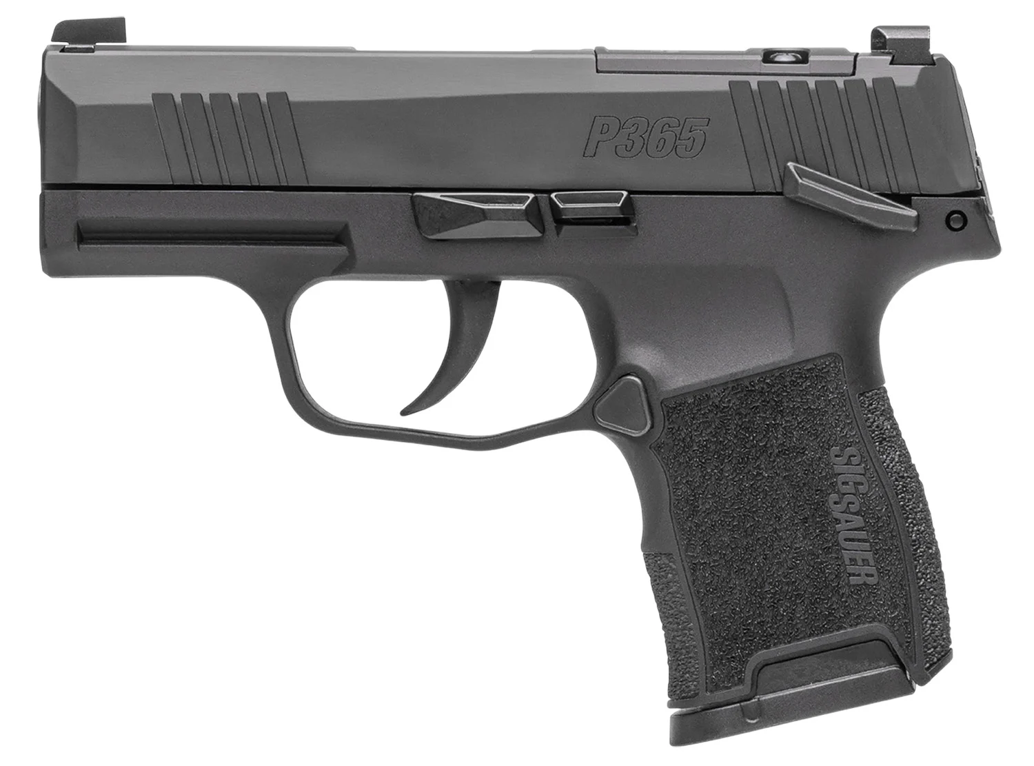 Sig Sauer 3659BXR3PMSSLCA P365 *CA Compliant 9mm Luger 10+1 3.10" Black Nitron Stainless Steel Optic Ready/Serrated Slide, Black Polymer Frame w/Accessory Rail, Black Polymer Grip