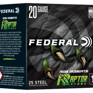 Federal RRS2094 Rob Roberts Raptor 20Gauge 3" 1oz 4Shot 25 Per Box/10 Case