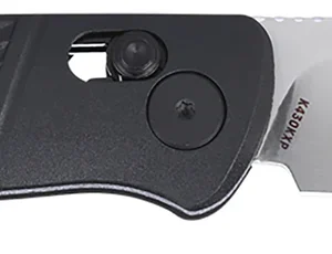 CRKT K430KXP Counterpart  EDC 3.38" Folding Drop Point Plain Satin 12C27 Sandvik SS Blade, Black GRN Handle