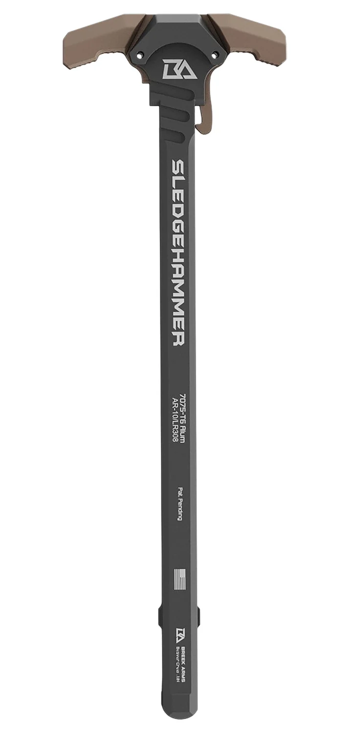 Breek Arms BRK6010FDE Sledgehammer Charging Handle AR-10/LR-308 FDE Aluminum