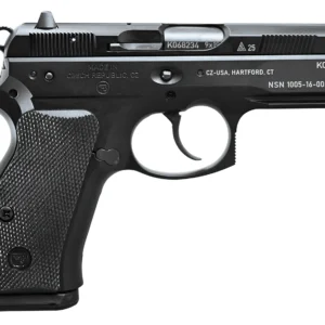 CZ-USA 91297 75 P01 50th Anniversary Elite 9mm Luger 15+1 3.75" Black Steel Barrel & 50th Anniversary Engraved/Serrated Slide, Black Polycoat Aluminum Frame w/Beavertail, Black Rubber Grip