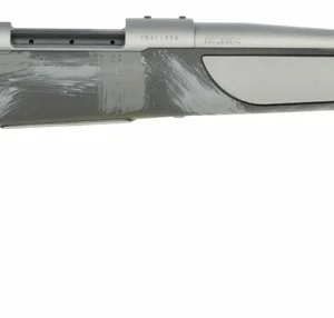 Weatherby VC38223RR4T Vanguard Shadow 223 Rem 5+1 24" Carbon Gray Cerakote Threaded Barrel, Carbon Gray Cerakote Steel Drilled & Tapped Receiver, Black w/Gray & White Accents Monte Carlo Stock