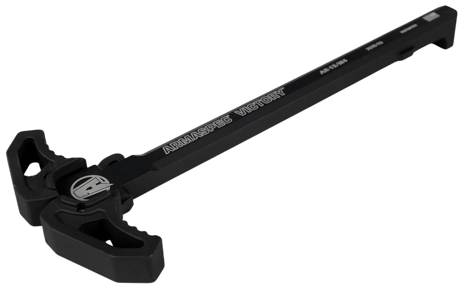 Armaspec ARM161-BLK Victory Charging Handle Black Aluminum Ambidextrous Hand