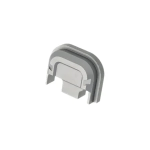 Tyrant CNC TDG14SPGREY Slide Cover Plate Chevron Design Glock Gen1-4 Grey Aluminum