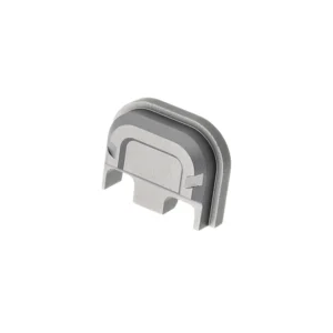 Tyrant CNC TDG5SPGREY Slide Cover Plate Chevron Design Glock Gen5 Grey Aluminum