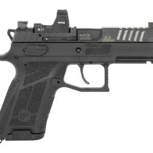 CZ-USA 91604 P-09 C Nocturne Compact 9mm Luger 15+1 3.75" Black Steel Serrated w/Optic Slide, Black Polymer Frame w/Picatinny Rail, Interchangeable Backstrap Grip, Viridian RFX-15