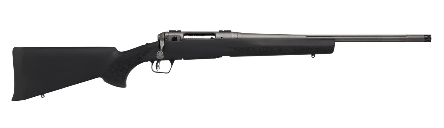 Savage Arms 33011 110 Trail Hunter Lite V2 Full Size 400 Legend 4+1 20" Black Fluted Barrel, Black Carbon Steel Drilled & Tapped Receiver, Black Hogue OverMolded Synthetic Stock, Right Hand
