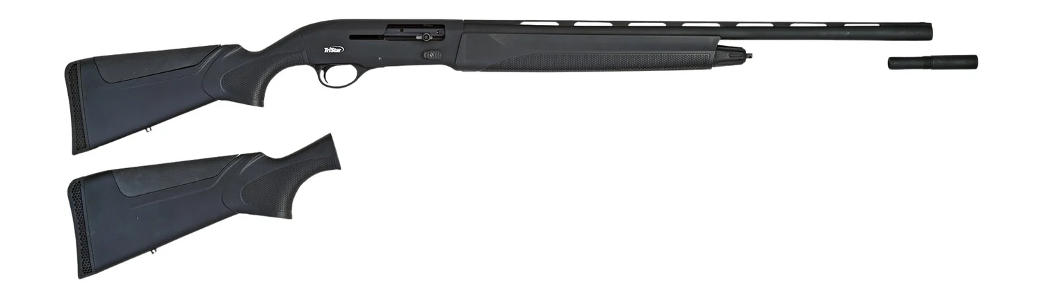 TriStar 20225 Raptor II Compact 20 Gauge Semi-Auto 3" 5+1 24" Black Vent Rib Barrel, Black Receiver, Fixed Black Synthetic Stock