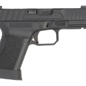 TriStar 85780 Apoc Pro 9mm Luger 15+1 4.50" Black Threaded Barrel, Black Steel Optic Ready/Serrated Slide, Black Polymer Frame w/Picatinny Rail, Interchangeable Backstrap Grip
