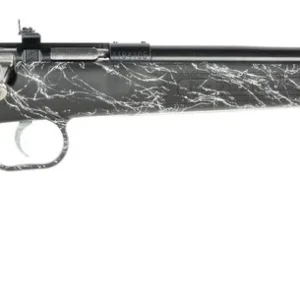 Crickett KSA2344 My First Rifle Gen2 22 LR 1rd 16.13" Blued Single Shot Barrel, Drilled & Tapped Receiver, Black w/White Webbing Fixed Synthetic Stock
