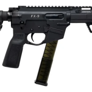 Freedom Ordance FX9P8E-BLK FX9P Elite 9mm Luger 8" Black Nitride Threaded Barrel, Black Anodized Aluminum Receiver w/Picatinny Rail, M-LOK Handguard, Black Polymer SB Tactical SBA5 Brace, Black Polyme