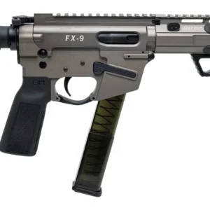 Freedom Ordance FX9P8E-FDE FX9P Elite 9mm Luger 8" Black Nitride Threaded Barrel, Flat Dark Earth Anodized Aluminum Receiver w/Picatinny Rail, M-LOK Handguard, Black Polymer SB Tactical SBA5 Brace, Bl