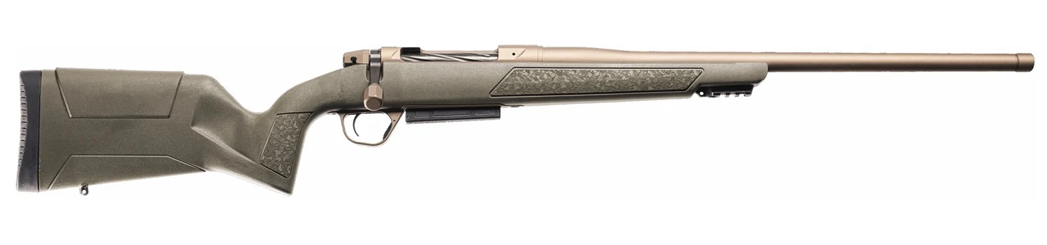 Christensen Arms 801-15002-01 Evoke 6.5 Creedmoor 4+1 20" Burnt Bronze Cerakote Threaded Barrel, Burnt Bronze Cerakote Drilled & Tapped Receiver, Picatinny Rail Forend, OD Green Fixed Synthetic Stock