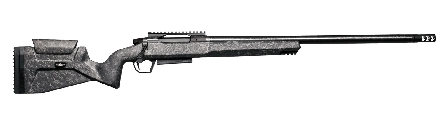 Christensen Arms 801-14060-00 MCR 22 Creedmoor 4+1 20" Carbon Fiber Threaded Barrel Black Nitride Receiver w/Picatinny Rail, Black Adj Cheek Riser w/Pistol Grip Carbon Fiber Stock