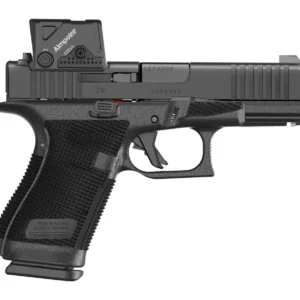 Glock P61950B01DC8A3 G19 Gen6 w/Aimpoint 9mm Luger 10+1 4.02" Black GMB Barrel, Black Steel Serrated w/Optic Slide, Black Polymer Frame w/Accessory Rai,l Interchangeable Backstrap Grip, Aimpoint COA 3