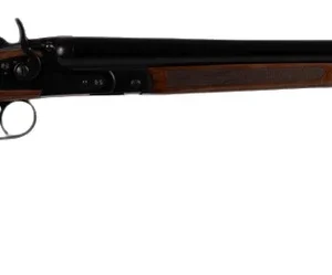 Derya Firearms EX1400.12.24 EX1400 12 Gauge Break Open 2rd 24" Black Chrome Side By Side Barrel, Black Chrome Steel Receiver, Fixed Walnut Stock