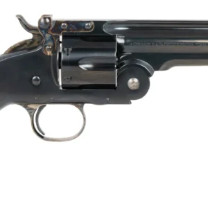 Cimarron CA855 Model 3 Schofield 45 Long Colt 6 Shot 5" Blued Steel Barrel, Cylinder & Frame, Walnut Grip, Manual Safety