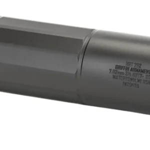 Griffin Armament GADLHRT7-W HRT-762 7.62mm 1.50" Black Stainless Steel/Inconel 5/8"x24