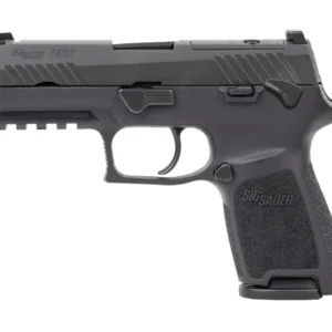 Sig Sauer 320C9BSSPMSMA P320 *MA Compliant Compact 9mm Luger 10+1 3.90" Black DLC Barrel, Black Nitron Stainless Steel Optic Ready/Serrated Slide, Black Stainless Steel Frame w/Picatinny Rail, Texture