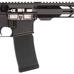 Patriot Ordnance Factory 02548 P-15 Base SMU 300 Blackout 30+1 13.75" Black Nitride Match Grade Barrel, Black Anodized Aluminum Receiver w/Picatinny Rail, M-LOK Handguard, Black Amend2 Adjustable Poly