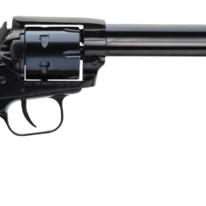 Heritage Mfg RR22B6-USF02 Rough Rider 22 LR 6 Shot 6.50" Black Steel Barrel & Cylinder, Black Oxide Zinc Alloy Frame, US Flag Grip