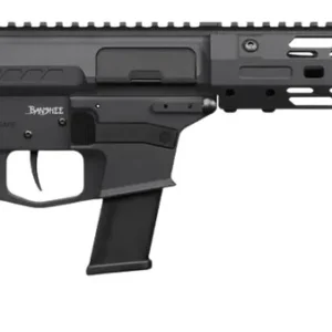 CMMG 45AEA70-AB Zeroed Banshee MkG 45 ACP 13+1 6.50" Black Nitride Threaded Barrel, Black Armor Cerakote Aluminum Receiver w/Picatinny Rail, M-LOK Handguard, Black Polymer CMMG RipBrace, CMMG Zeroed G