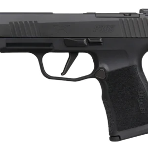 Sig Sauer 365XL9BXR3P15 P365XL Micro-Compact 9mm Luger 15+1 3.70" Black Barrel, Black Nitron Stainless Steel Optic Ready/Serrated Slide, Black Stainless Steel Frame w/Accessory Rail, Black X Polymer