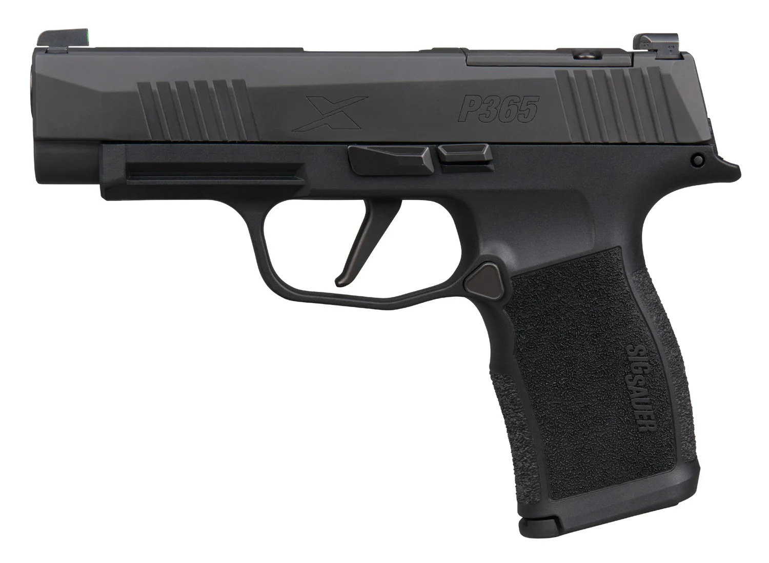 Sig Sauer 365XL9BXR3P15 P365XL Micro-Compact 9mm Luger 15+1 3.70" Black Barrel, Black Nitron Stainless Steel Optic Ready/Serrated Slide, Black Stainless Steel Frame w/Accessory Rail, Black X Polymer